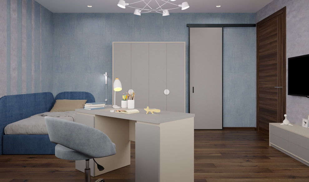 Детская комната по фен-шую, частный дом 200 кв.м