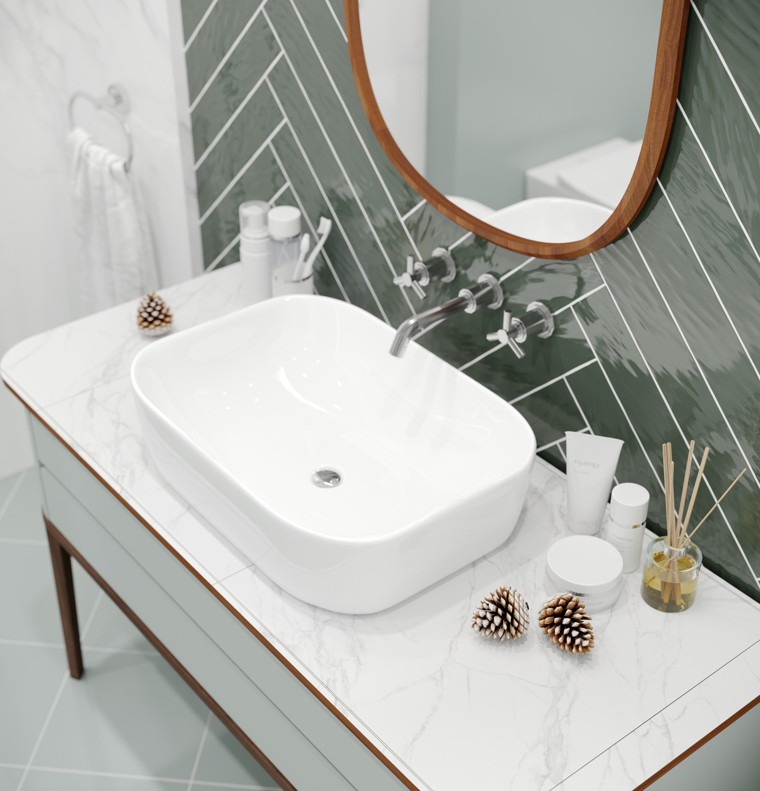 Ванная комната в проекте GreenHouz