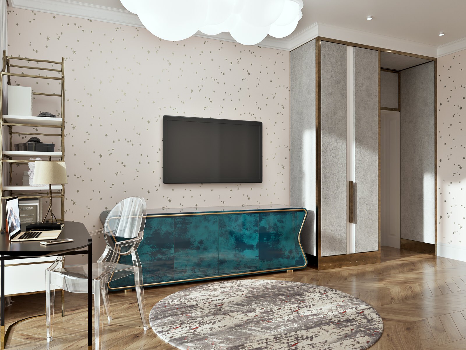 Апартаменты Пресня Сити. Французская неоклассика