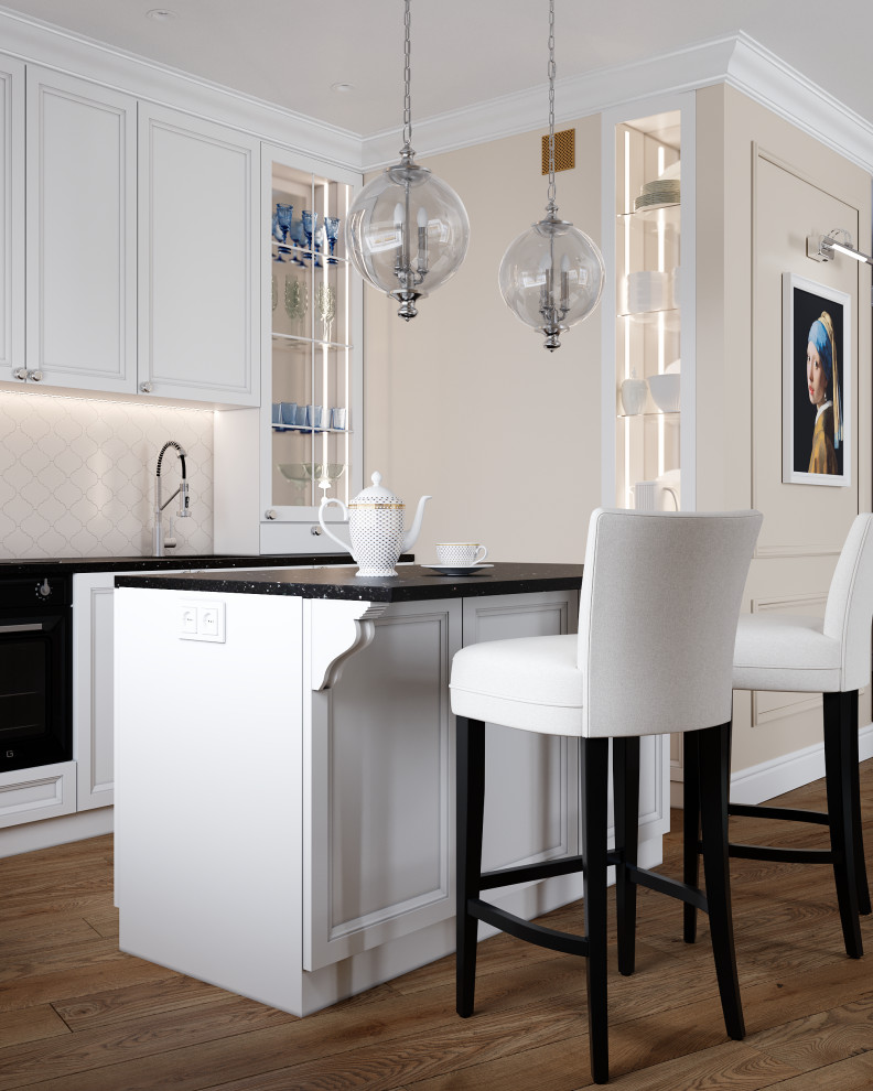 Американская классика в однокомнатной квартире