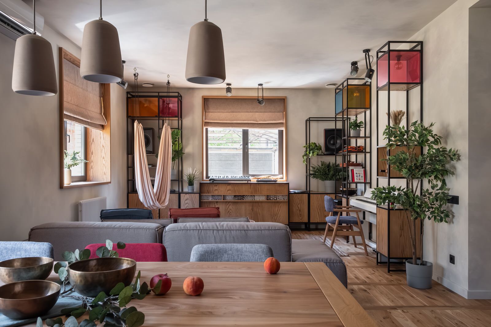 Дизайн интерьера частного дома в стиле этно-панк