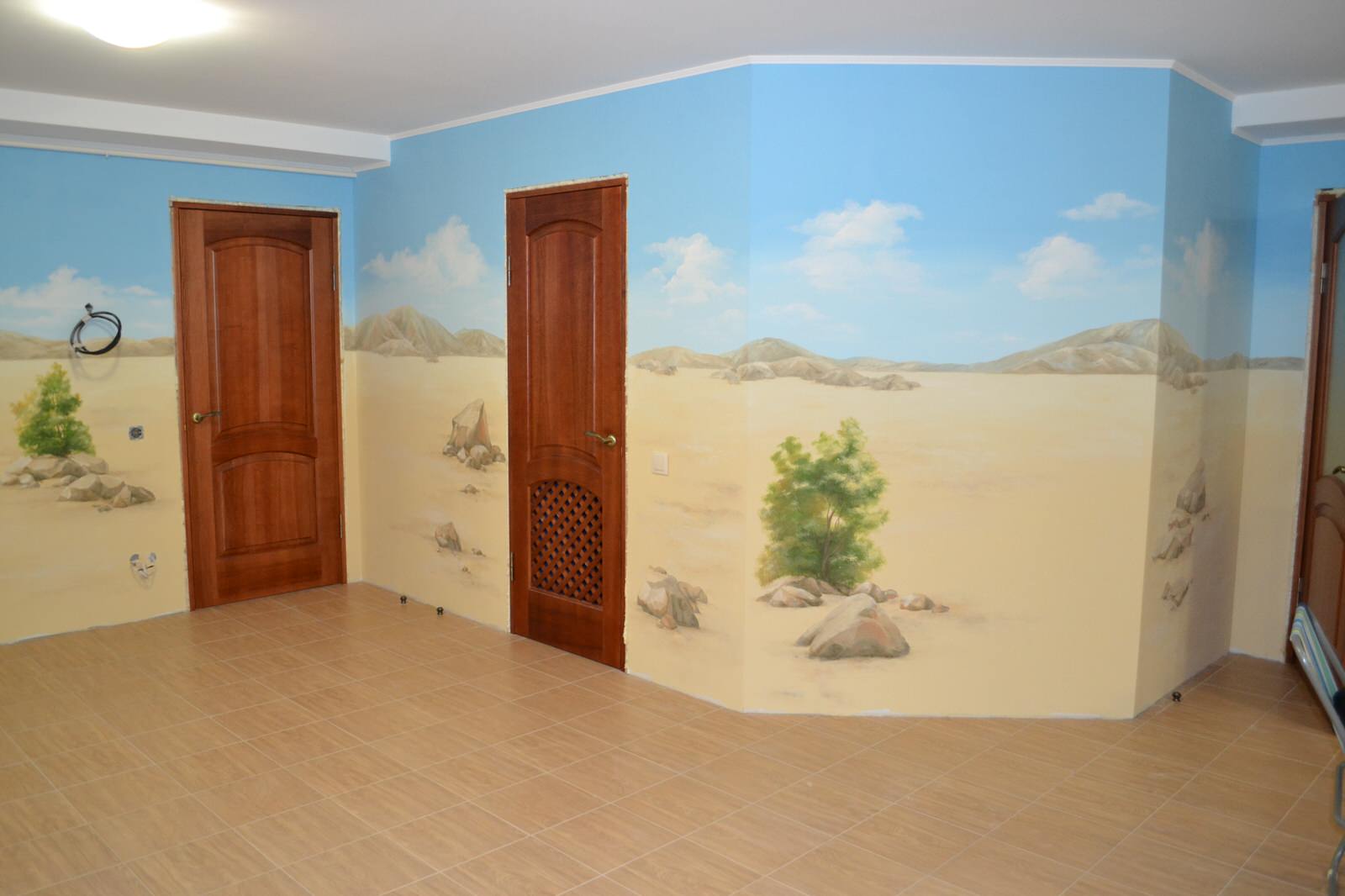 Роспись стен пляж