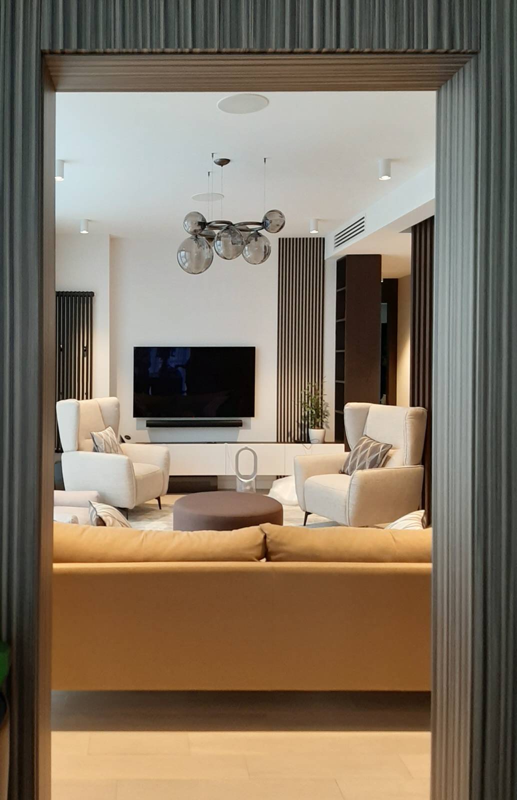 Обложка проекта: Реализованный проект квартиры 155 м.кв ЖК "Граф Орлов"