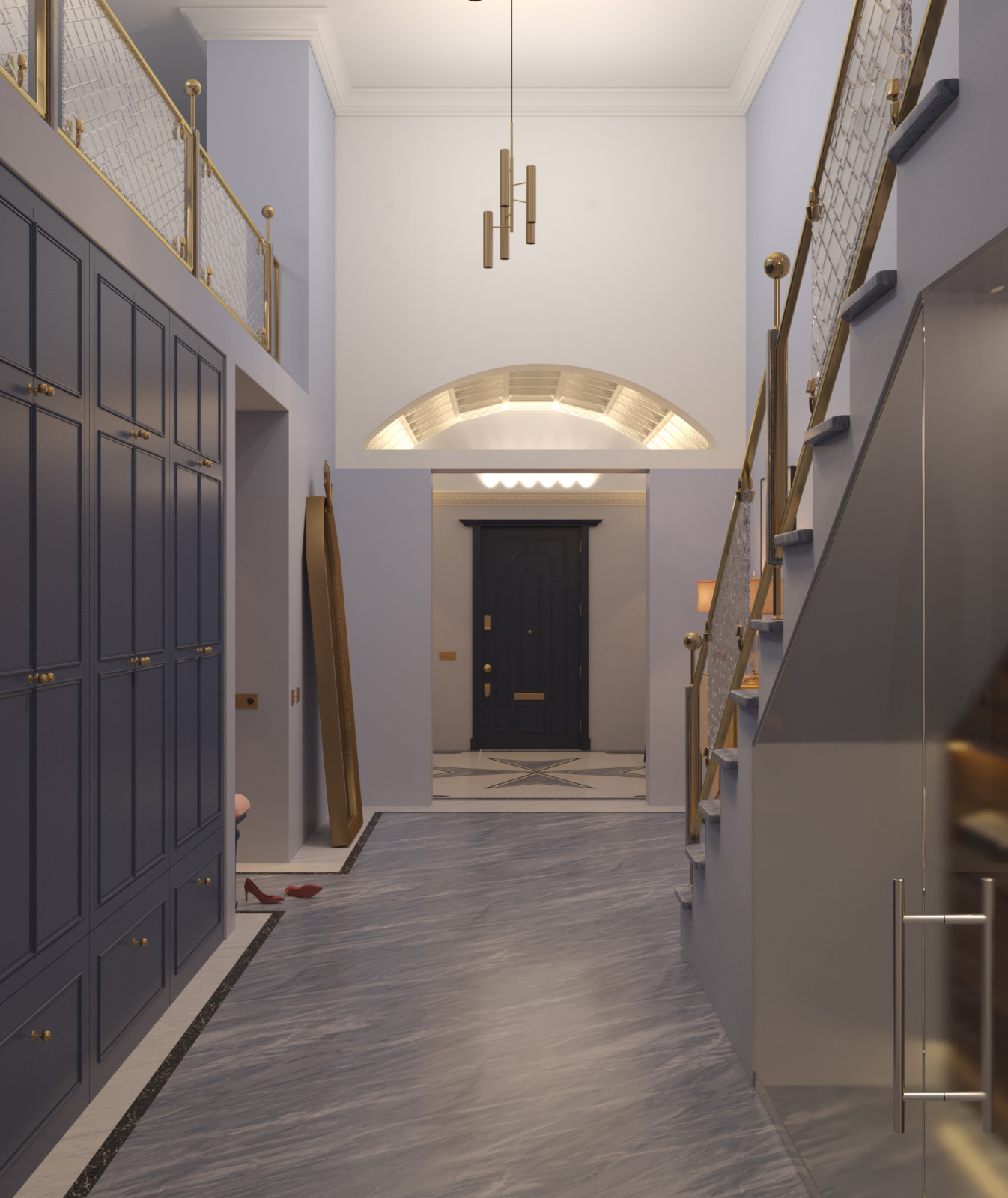 Обложка проекта: Townhouse Entrance Hall