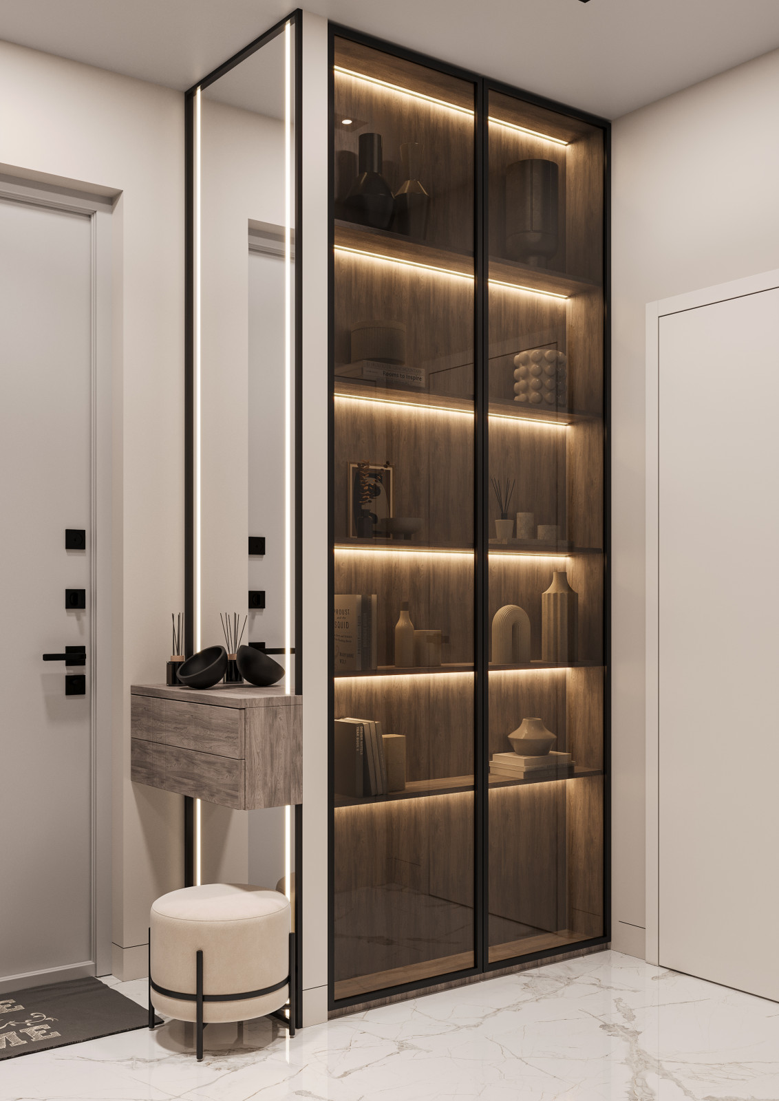 Дизайн проект интерьера  level Нагатинский