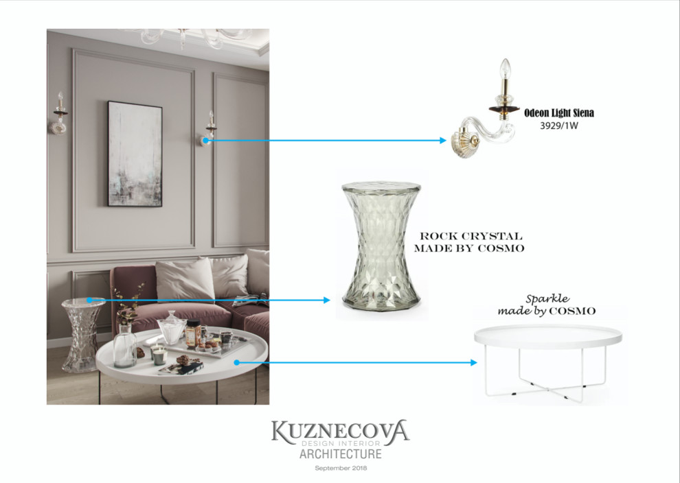 Дизайн проект квартиры 84 кв.м.