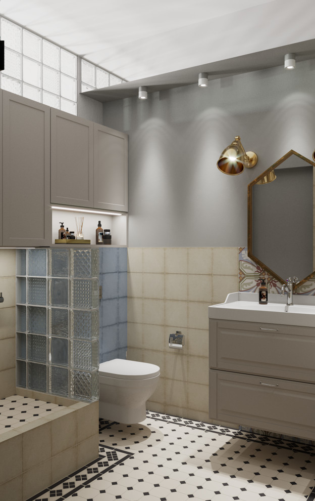 Квартира в сталинке (Ванная комната)