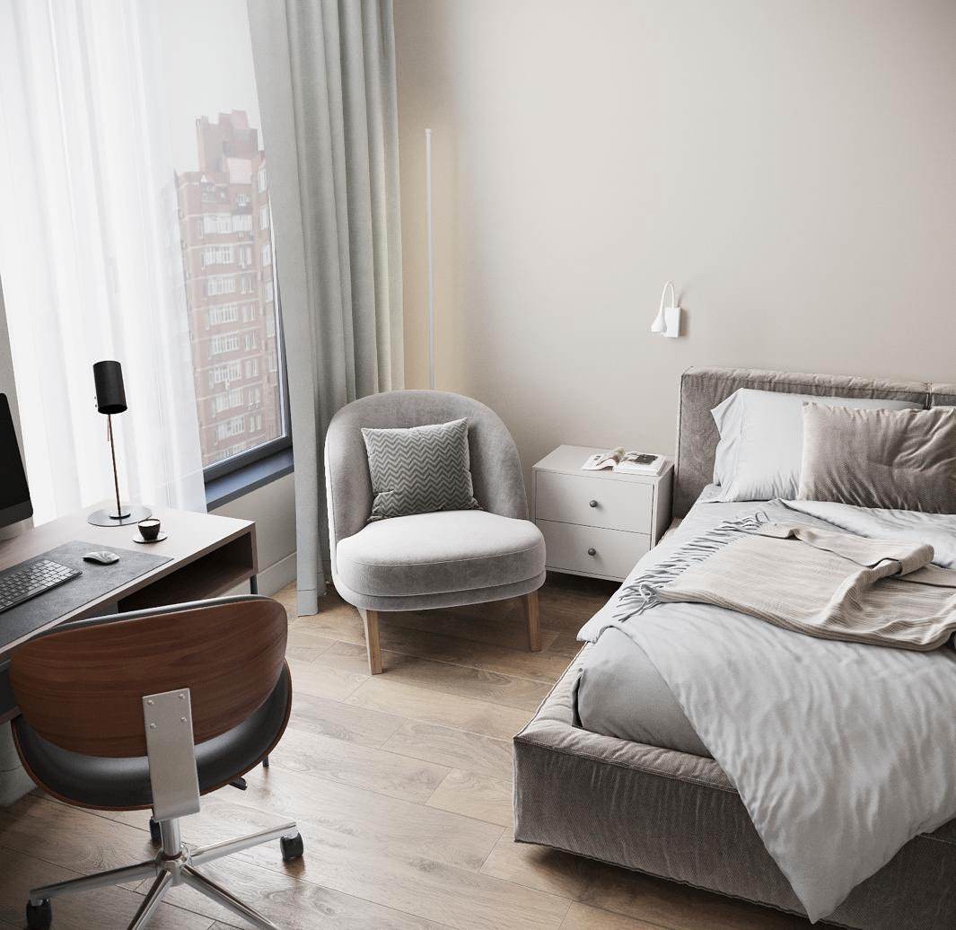 Стильная квартира для молодой семьи в ЖК "Зиларт"