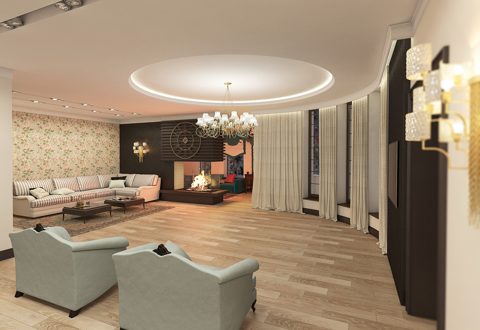 Загородный дом с кальянной. Проект. Визуализация.