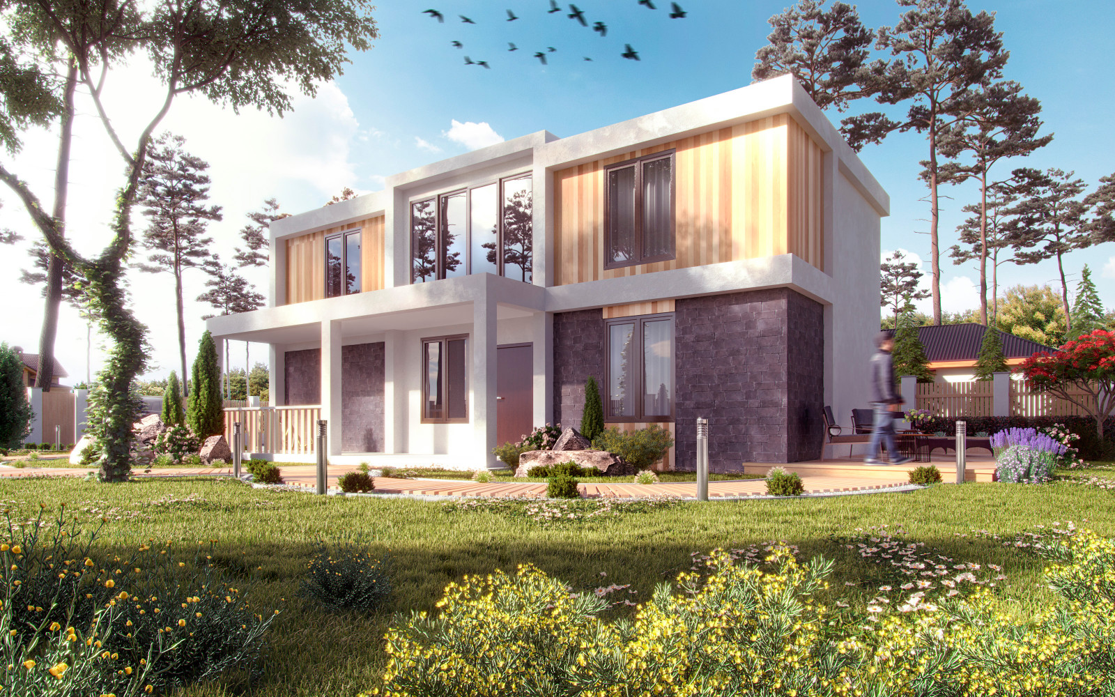 Разработка визуальной концепции шоурума (167 м2) для застройщика в г. Уфа