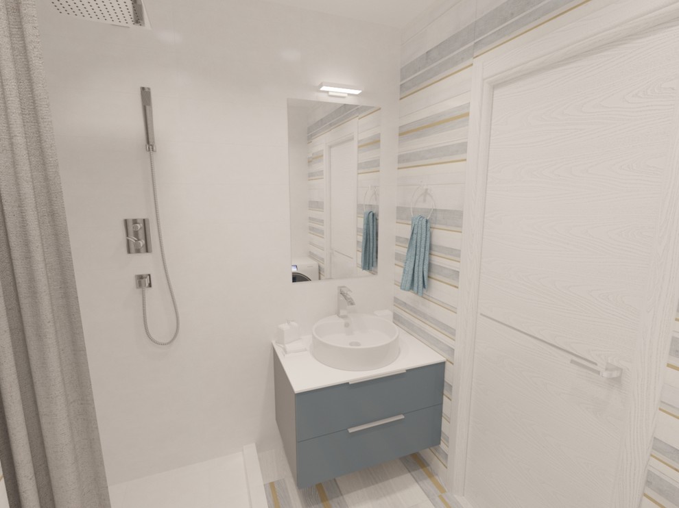 Однокомнатная квартира в желтых тонах