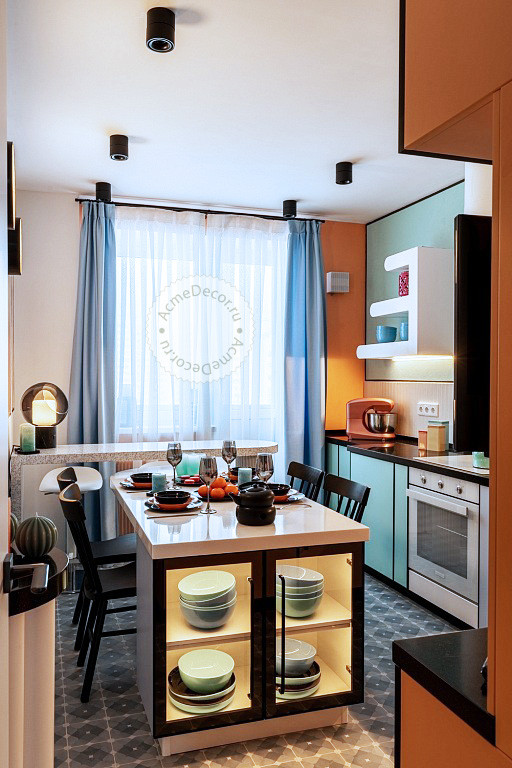 Квартирный вопрос: Кухня с отражениями