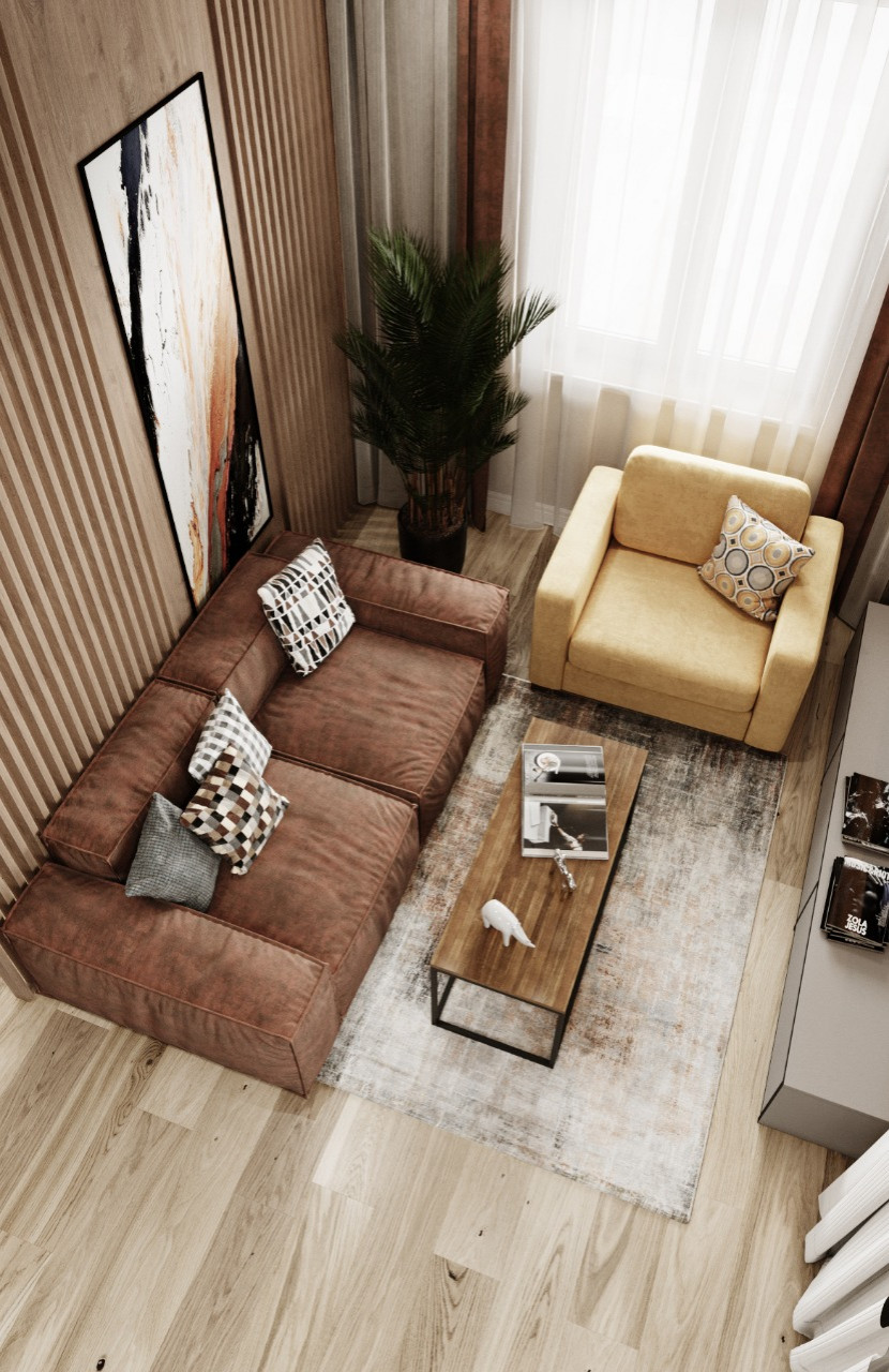 Интерьер дуплекса в КП Федоскино