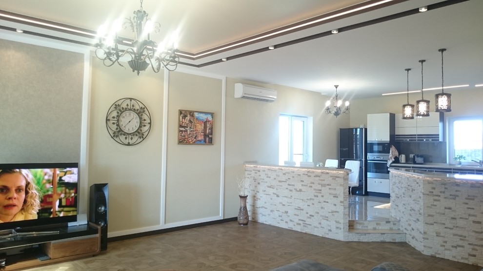 ФОТО ГОТОВОГО РЕМОНТА ПО ДИЗАЙН-ПРОЕКТУ В КОТТЕДЖЕ, г. КРАСНОДАР