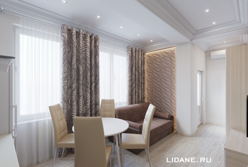 Обложка проекта: Двухкомнатная квартира 33м.кв. Сочи, ул.Тимирязева.