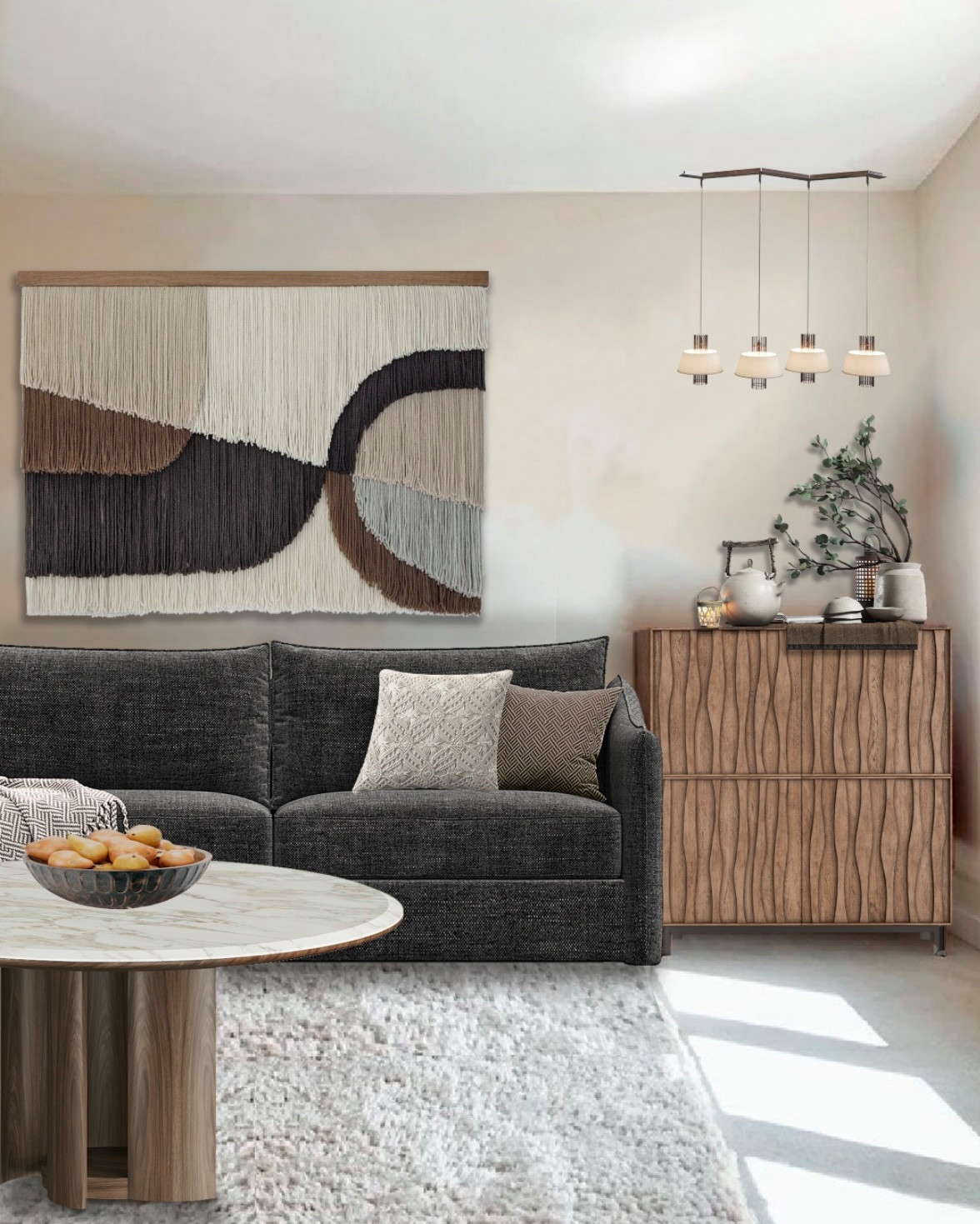 Гостиная в японском стиле ВАБИ САБИ