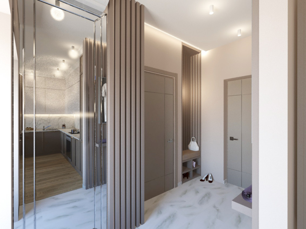 Квартира в современном стиле в ЖК "Хорошевский", прихожая