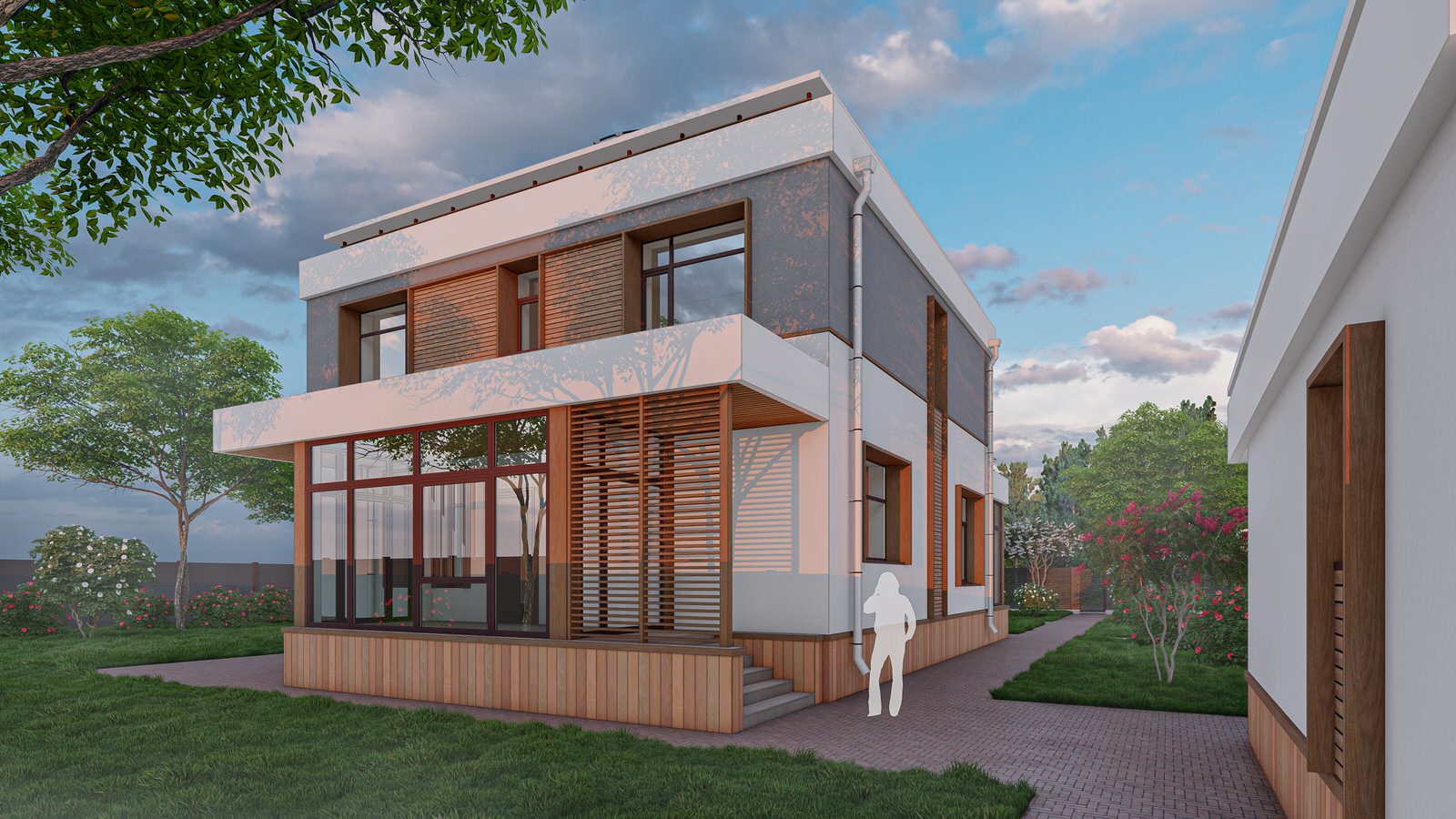 Реконструкция фасадов 2-х этажного жилого дома