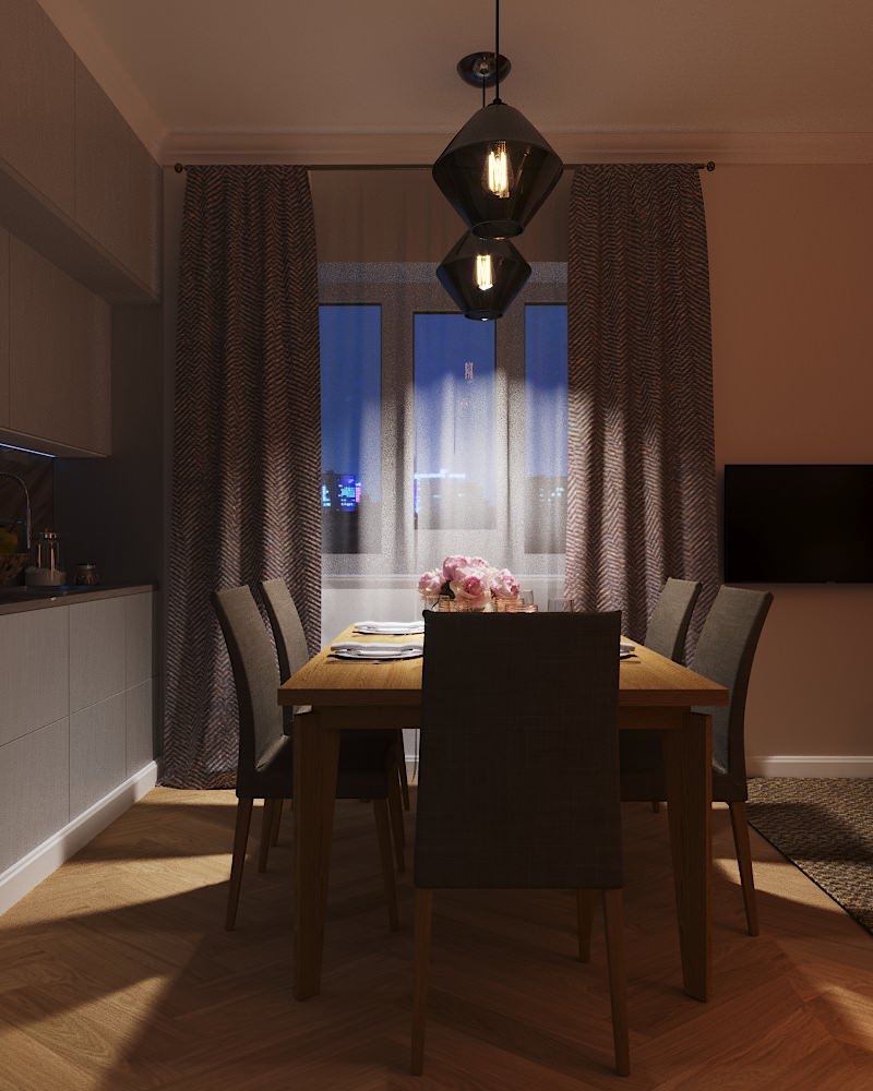 Кухня-гостиная