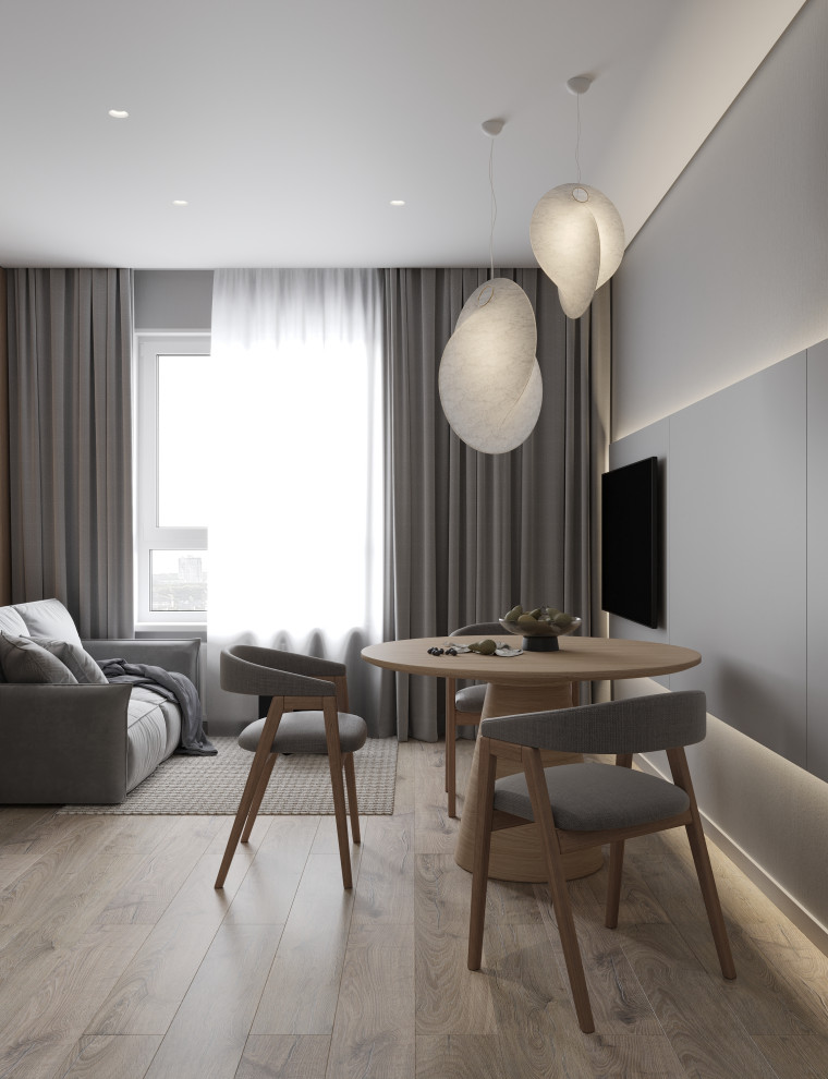 Обложка проекта: Проект квартиры для молодой семьи в Екатеринбурге.