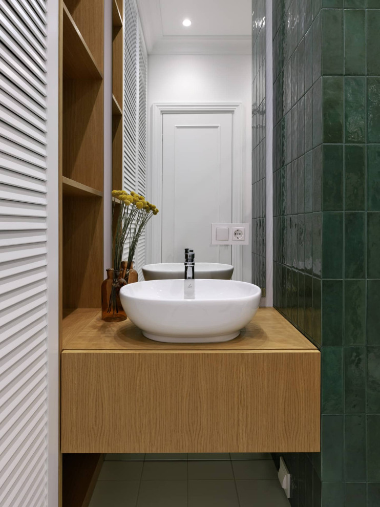 Дизайн и ремонт квартиры в Пречистенском переулке — Зелёный лейтмотив