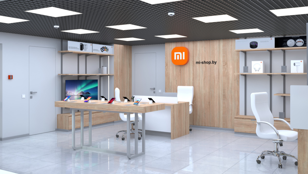 Дизайн магазина и сервисного центра Xiaomi