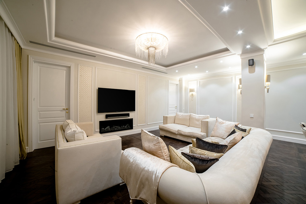 Ремонт пятикомнатной квартиры 210 кв.м в стиле неоклассика