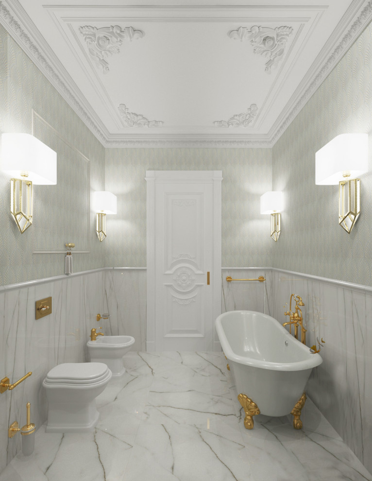 Классический интерьер в Москва Сити