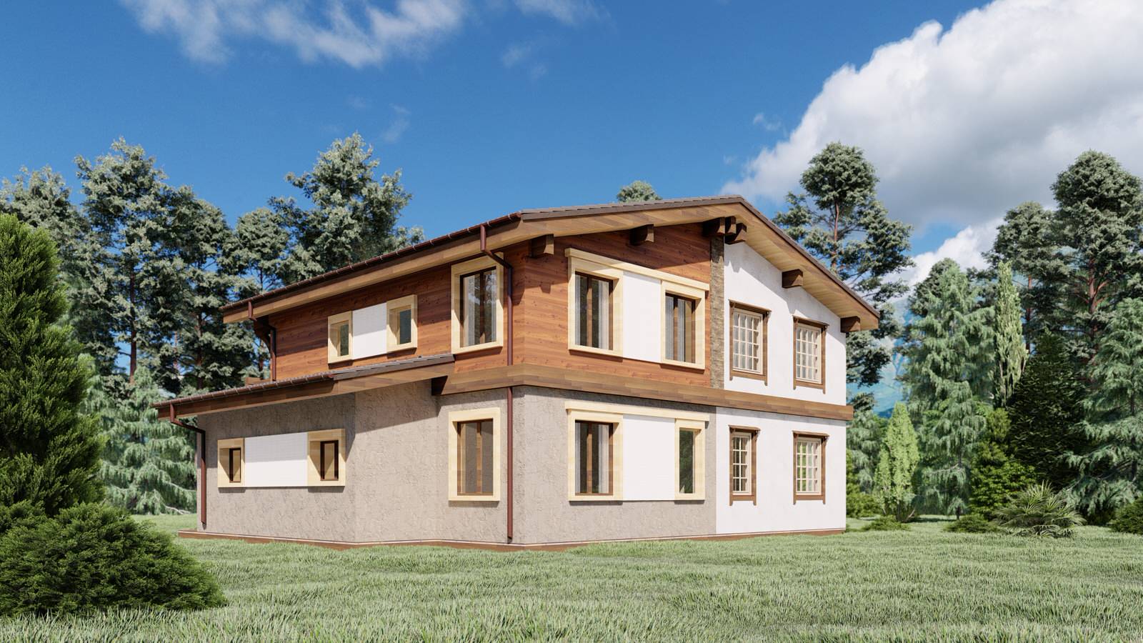 Дом танхаус (S 261м2)