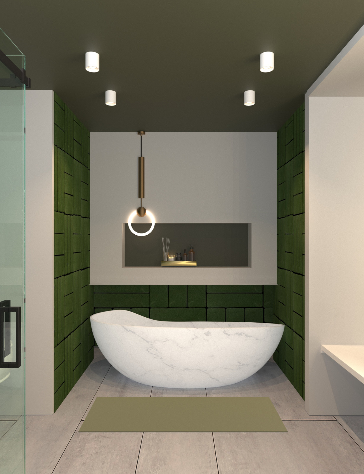 Интерьер ванной комнаты