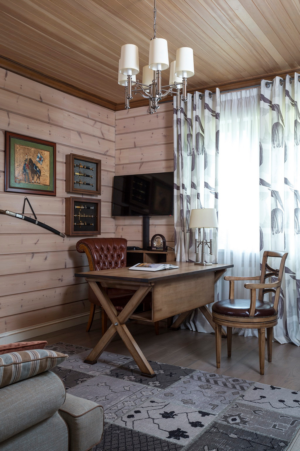 Дом из клееного бруса для большой семьи.