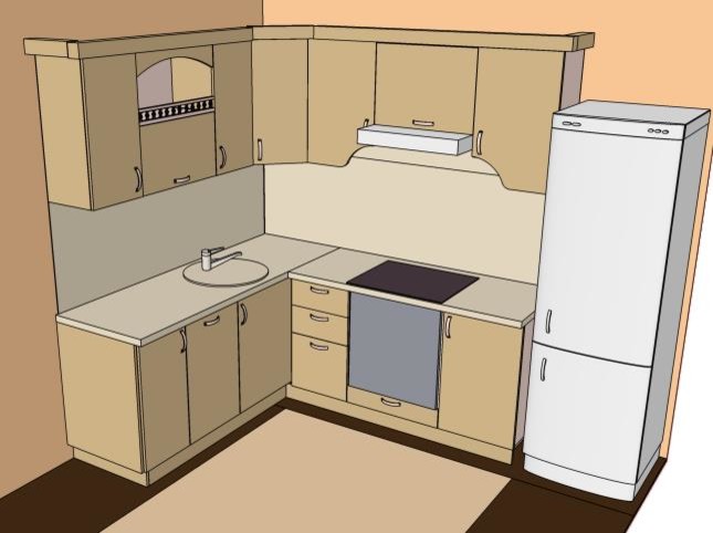 Кухня угловая 2,05х1,8 м 69000 р.