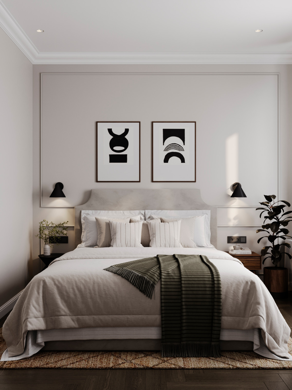 Уютный интерьер в ЖК Западный Порт