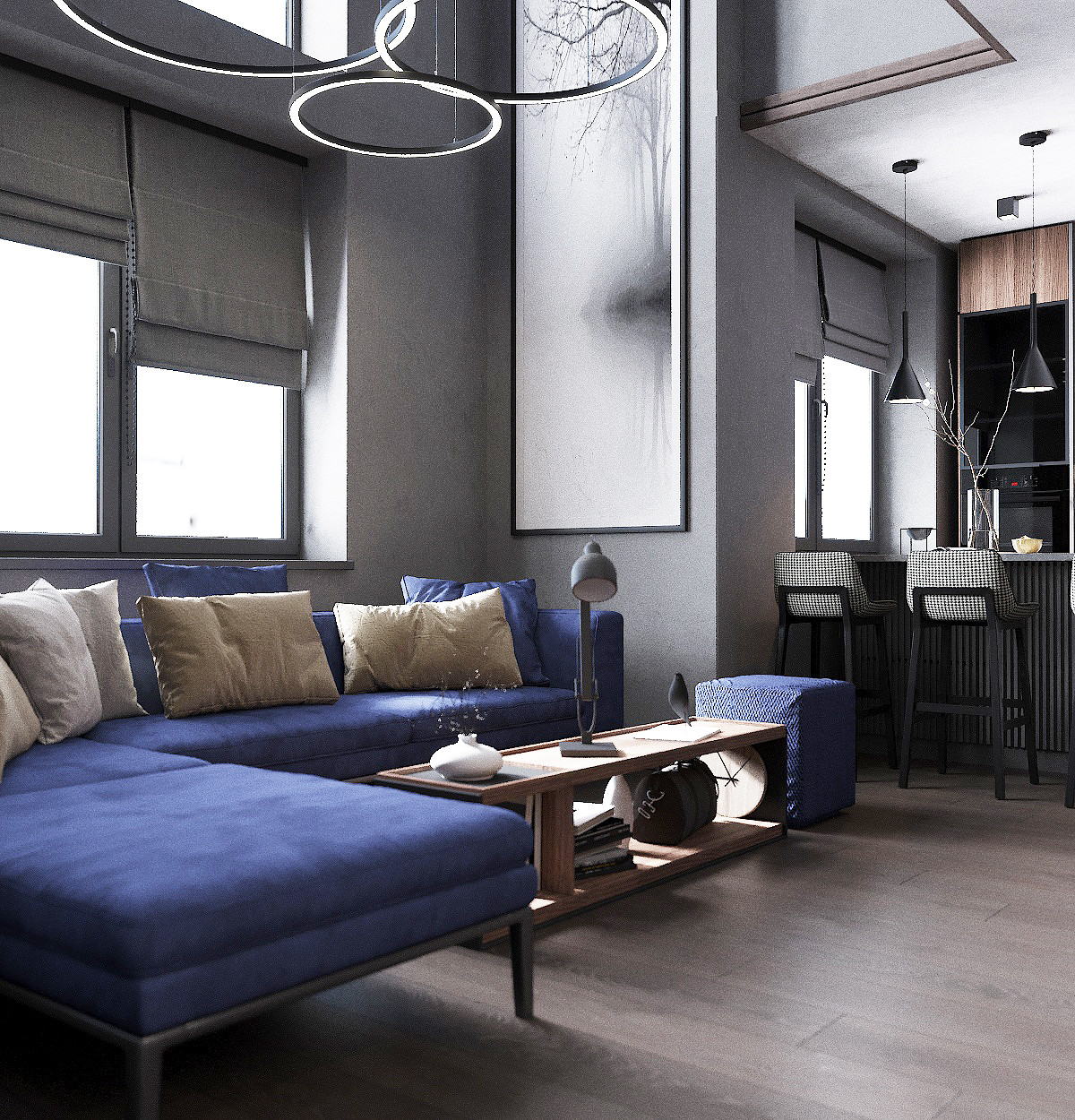 Квартира с антресолью