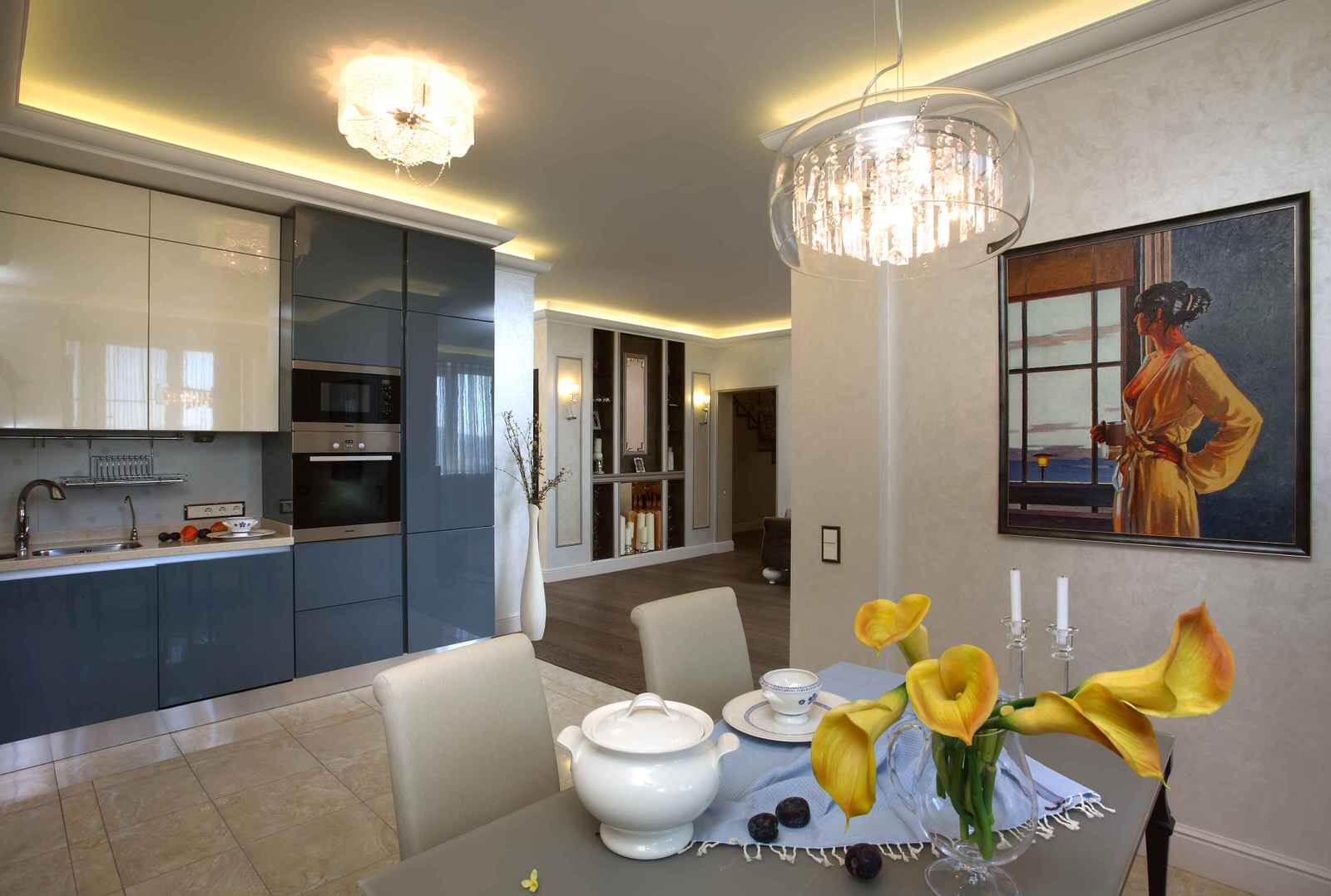 Фото интерьеров Пентхауса ул. Гарибальди