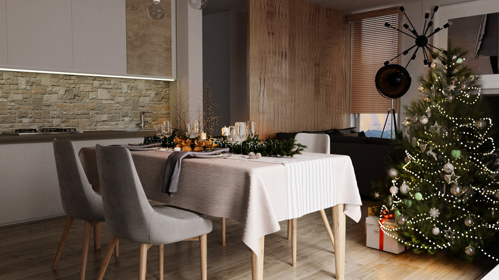 гостиная комната в скандинавском стиле