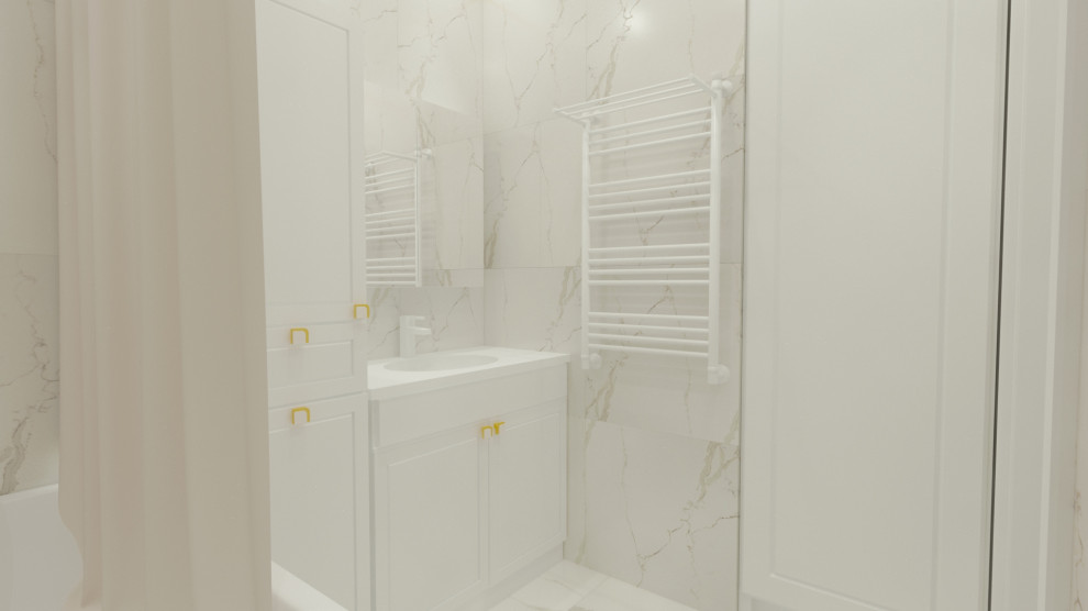 Обложка проекта: Дизайн-проект двухкомнатной квартиры, 83 м.кв., г. Королев.