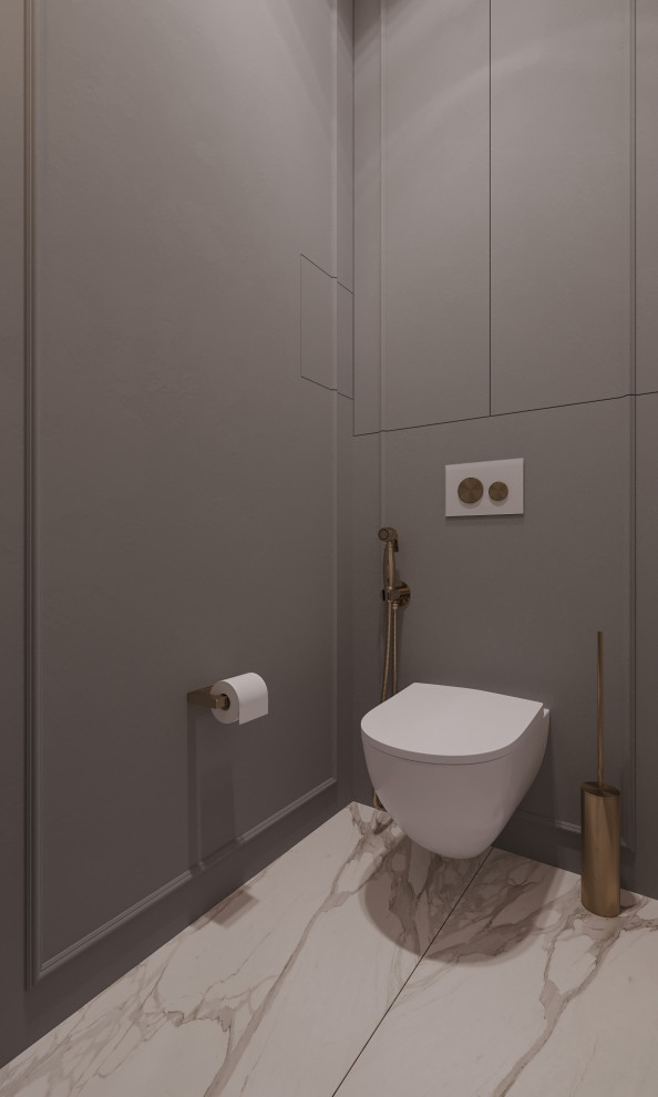 Дизайн небольшого гостевого санузла 1,7м2