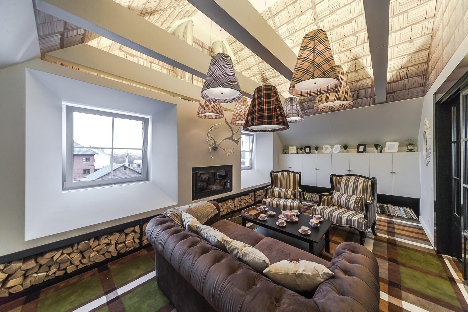 проект гостиной комнаты для программы "Дачный Ответ"