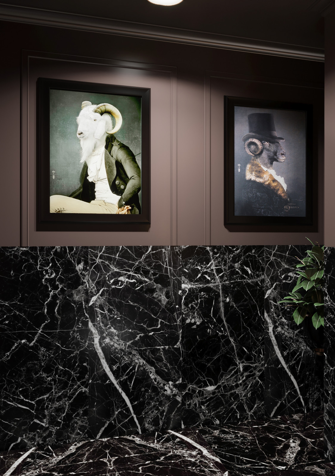 Женская территорияОчень стильный гостевой санузел.