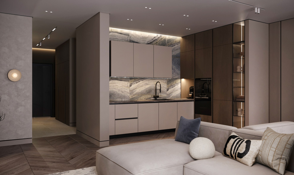 Проект трехкомнатная квартира 115 м²