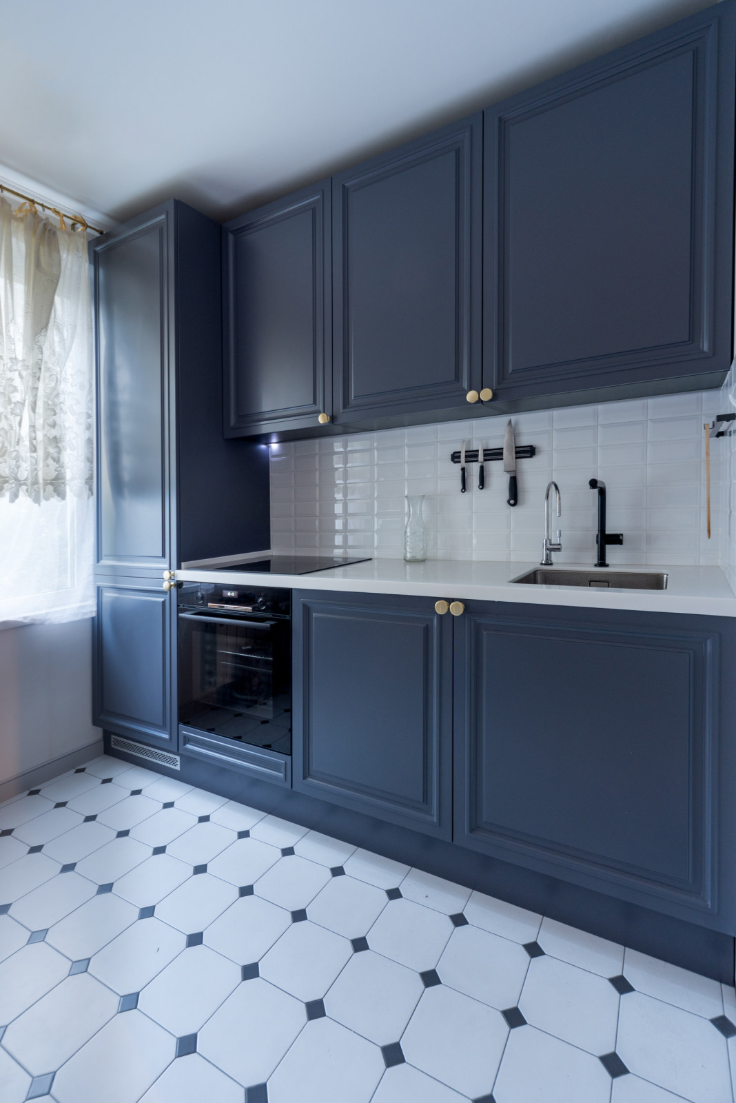 Синяя Кухня в современном стиле