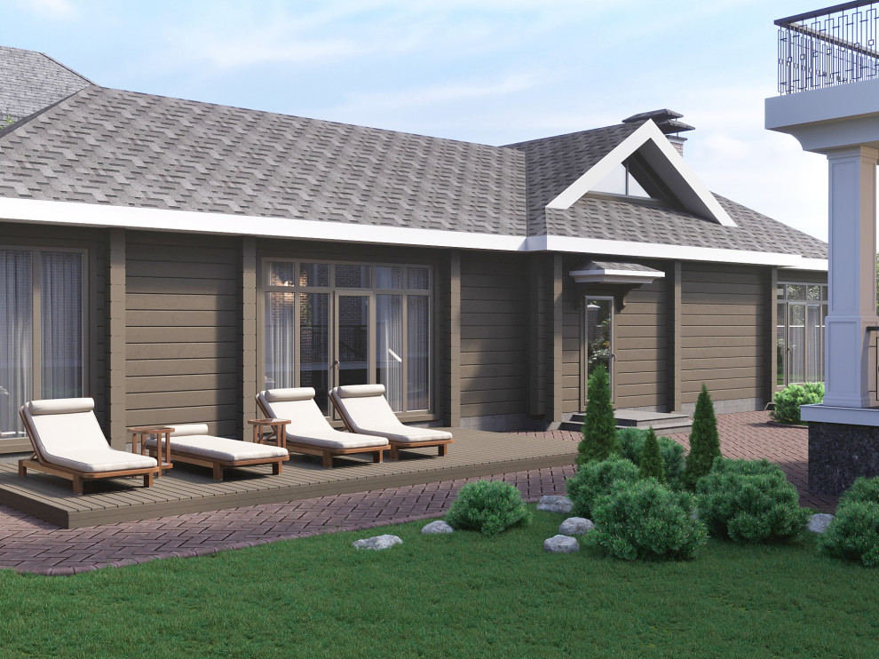 Проект дома со вторым светом 400 кв.м