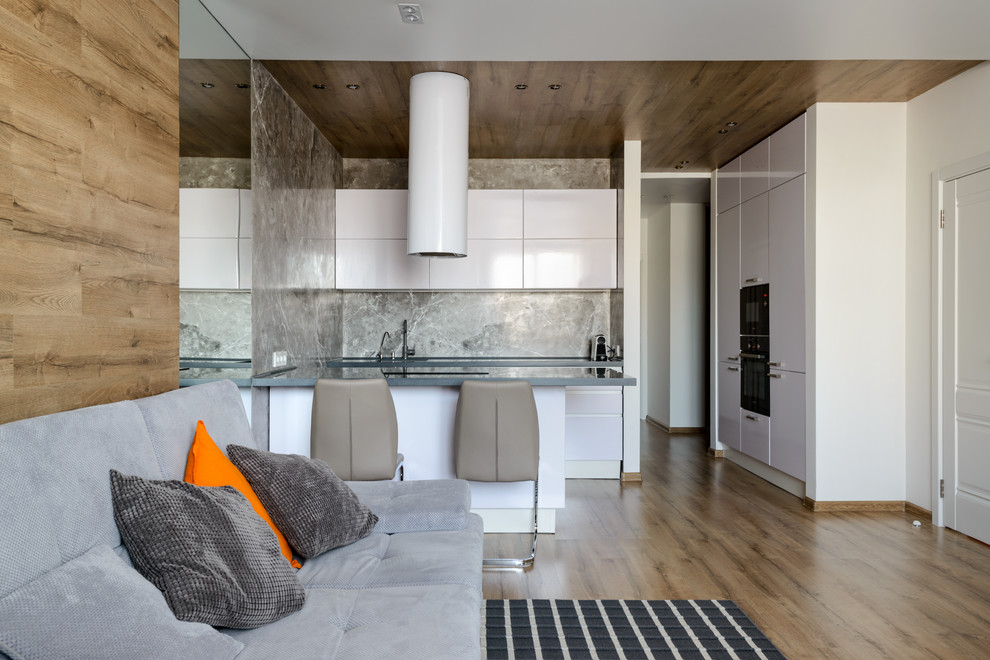 Камень и дерево в центре Сибири