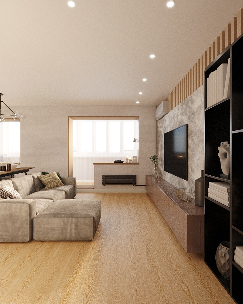 Кухня-гостиная