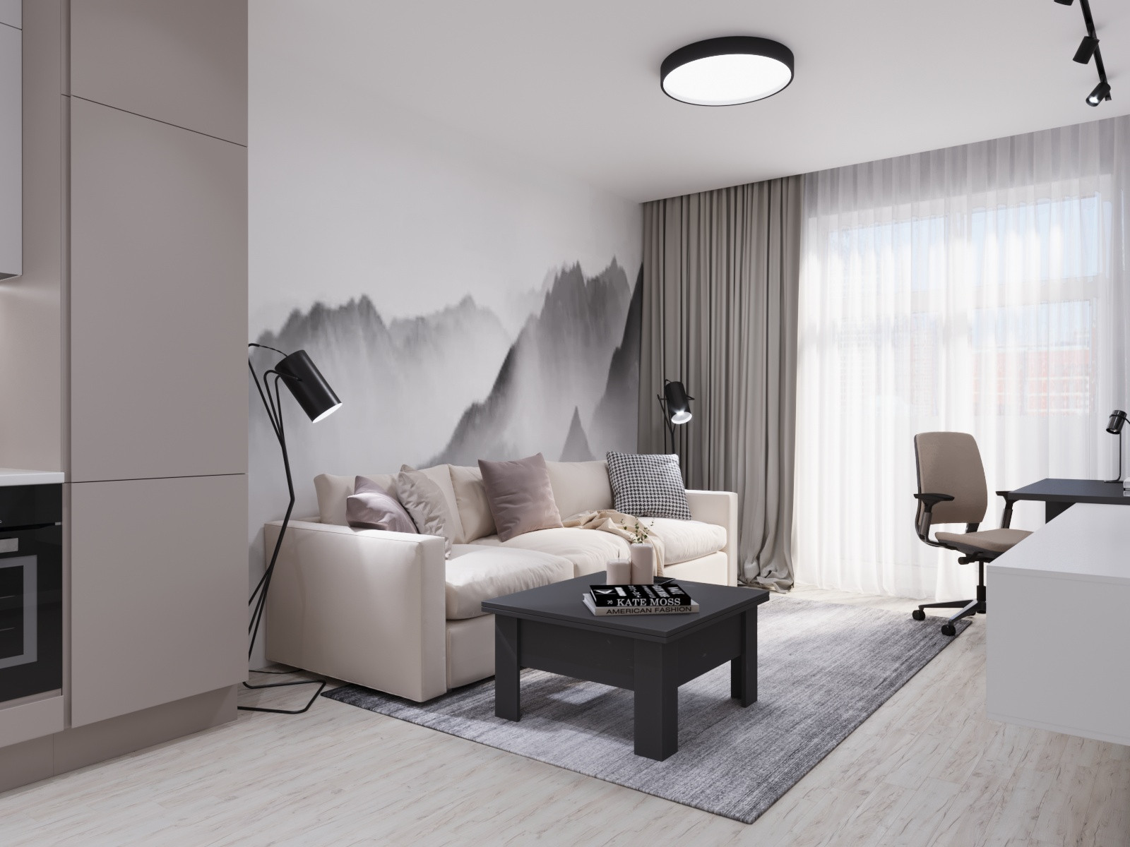 Обложка проекта: Легкий, юношеский интерьер