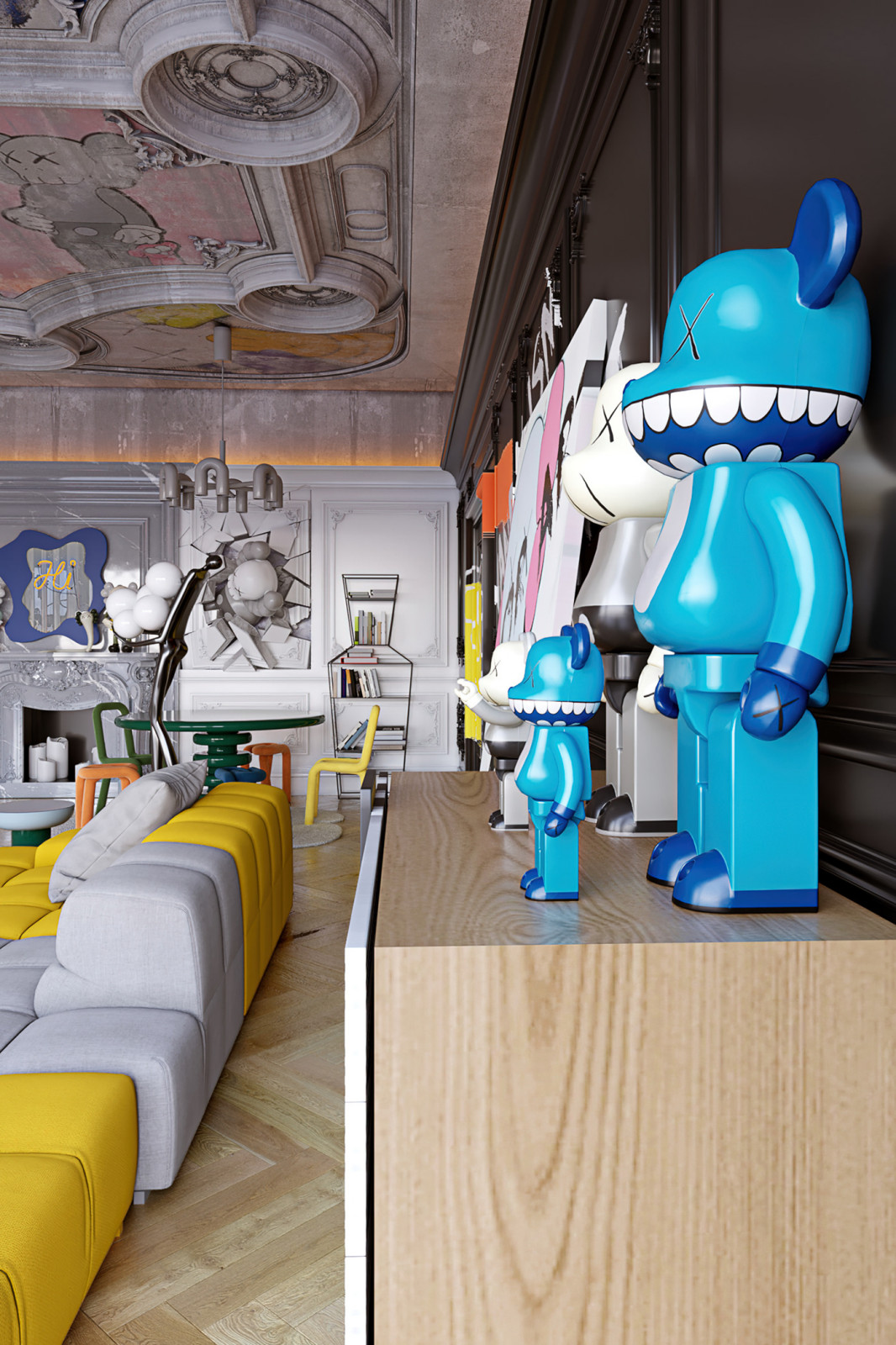 Дизайн апартаментов "FUN BOX"