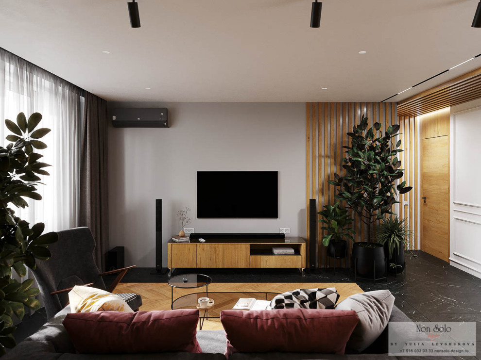 Дизайн квартиры для адвоката 54 м2, ул. Люсиновская, г. Москва