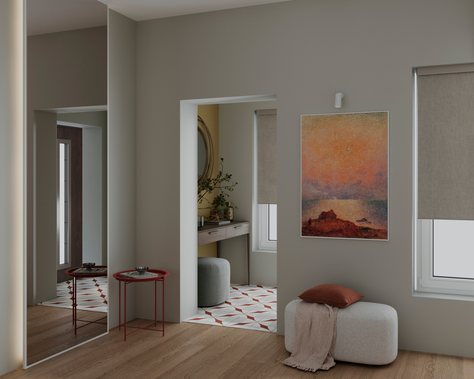 Частный дом с небольшой высотой потолков