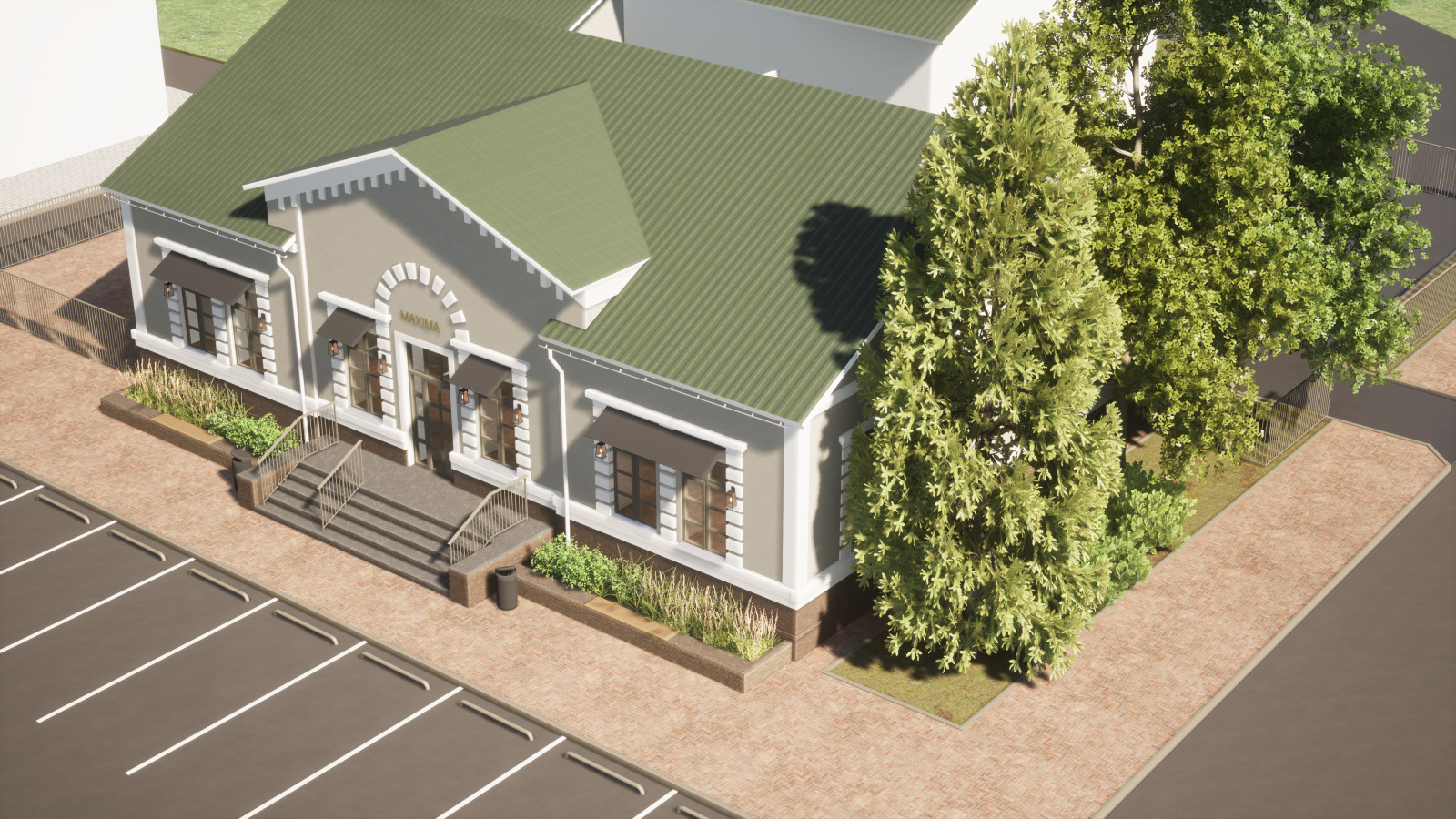Дизайн-проект экстерьера для стоматологии "MAXIMA", Смоленск